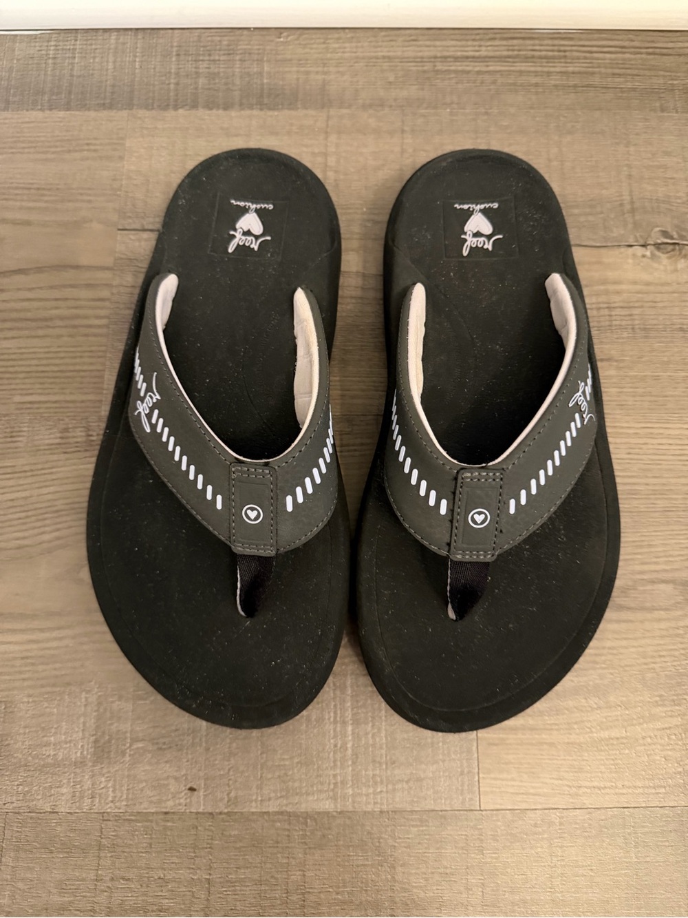 Black Reef Cushion rover Flip Flop Sandals